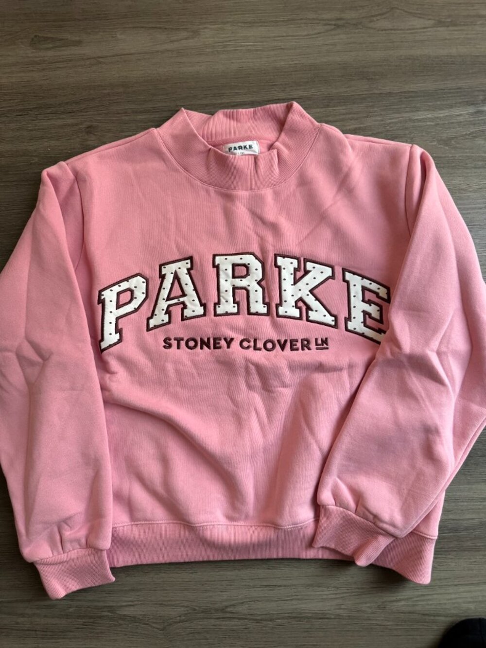 L/XL Parke Stoney Clover Lane Exclusive Mockneck Sweatshirt